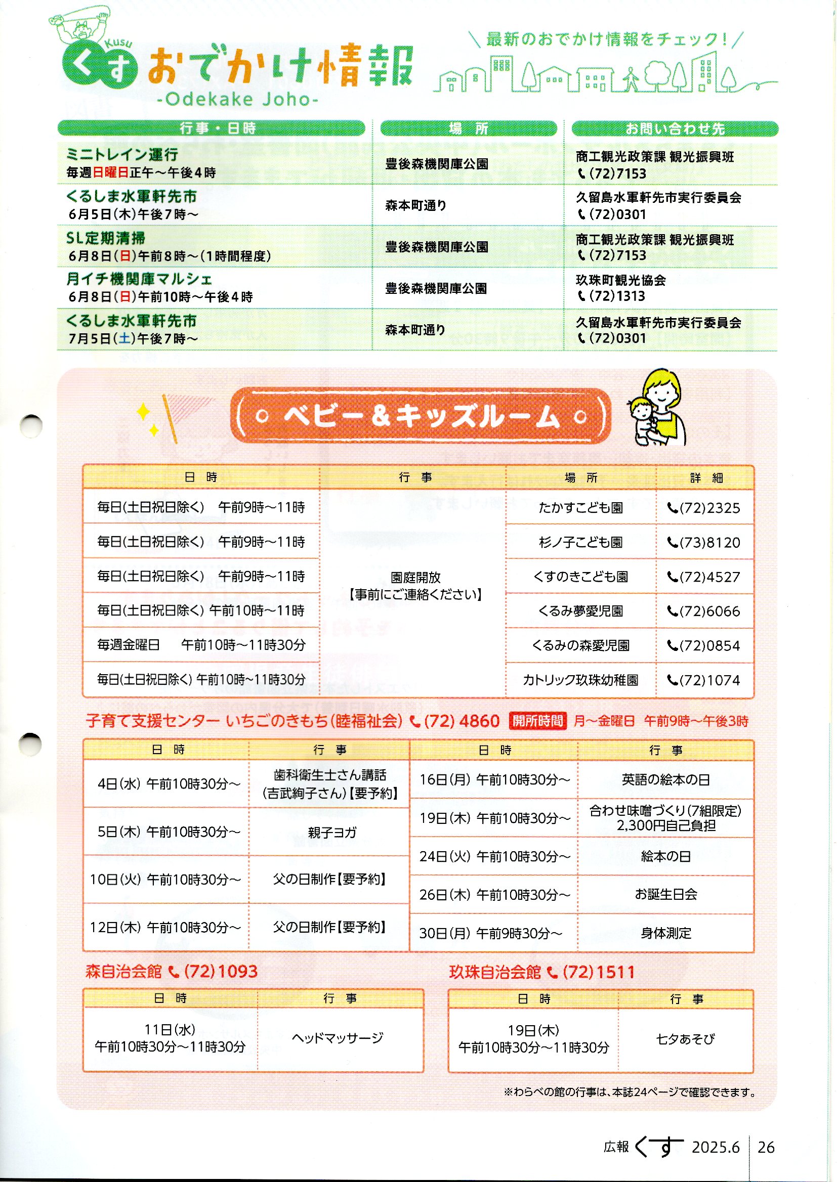 おでかけ情報